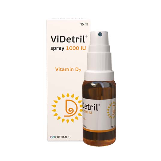 ViDetril sprej 1000IU vitamin D3 15ml, uljani rastvor u spreju, 150 doza